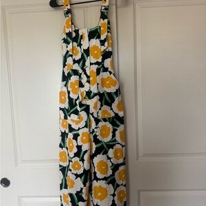 Diane Von Fürstenberg for Target Vibrant Yellow and Green jumpsuit XXS NWT